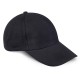 Cappellino 6 pannelli nero personalizzato K18063N