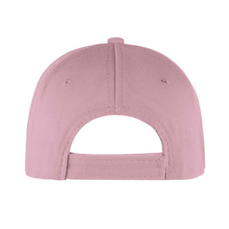 Cappellino 6 pannelli rosa personalizzato K18061RS