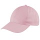 Cappellino 6 pannelli rosa personalizzato K18061RS