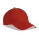 Cappellino 6 pannelli rosso personalizzato K18064R