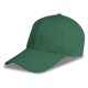Cappellino 6 pannelli verde personalizzato K18096V