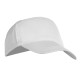 Cappellino 7 pannelli bianco personalizzato K18016B