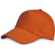 Cappellino bimbo 5 pannelli arancione personalizzato K18158A