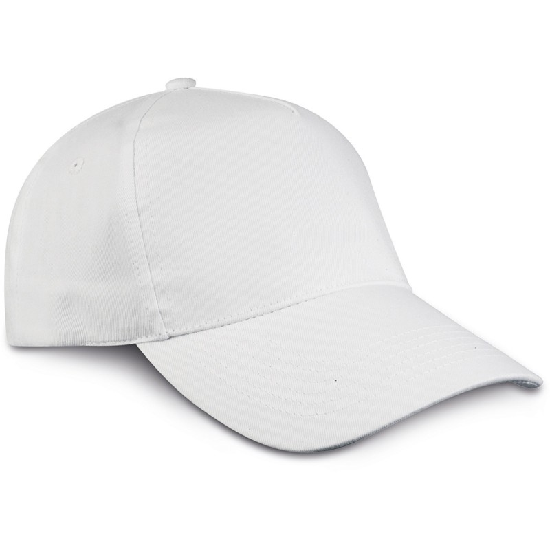 Cappellino bimbo 5 pannelli bianco personalizzato K18158B