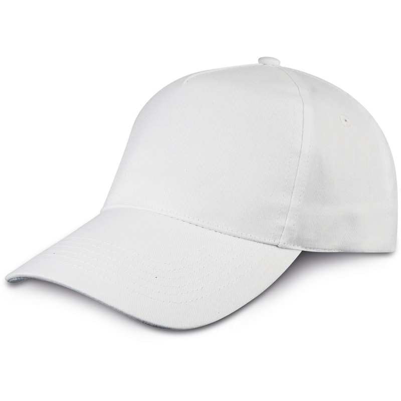 Cappellino bimbo 5 pannelli bianco personalizzato K18158B