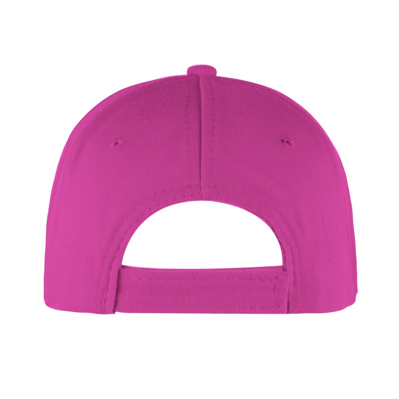 Cappellino bimbo 5 pannelli fucsia personalizzato K18158FU