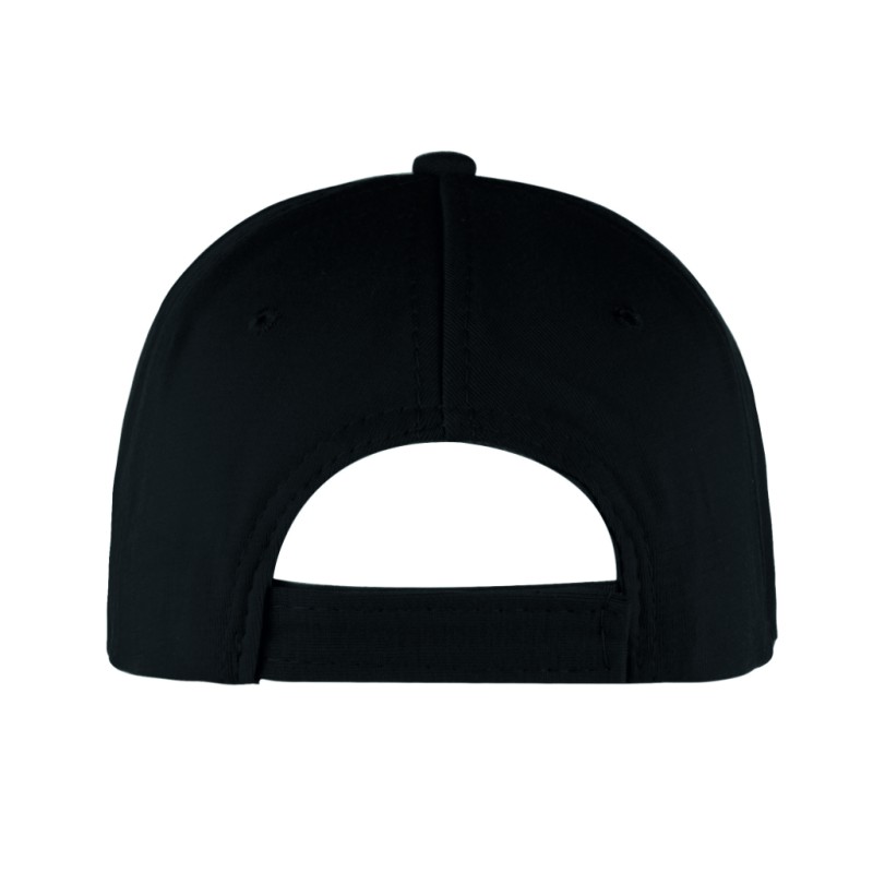 Cappellino bimbo 5 pannelli nero personalizzato K18158N
