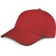 Cappellino bimbo 5 pannelli rosso personalizzato K18158R