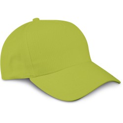 Cappellino bimbo 5 pannelli verde acido personalizzato K18158VA