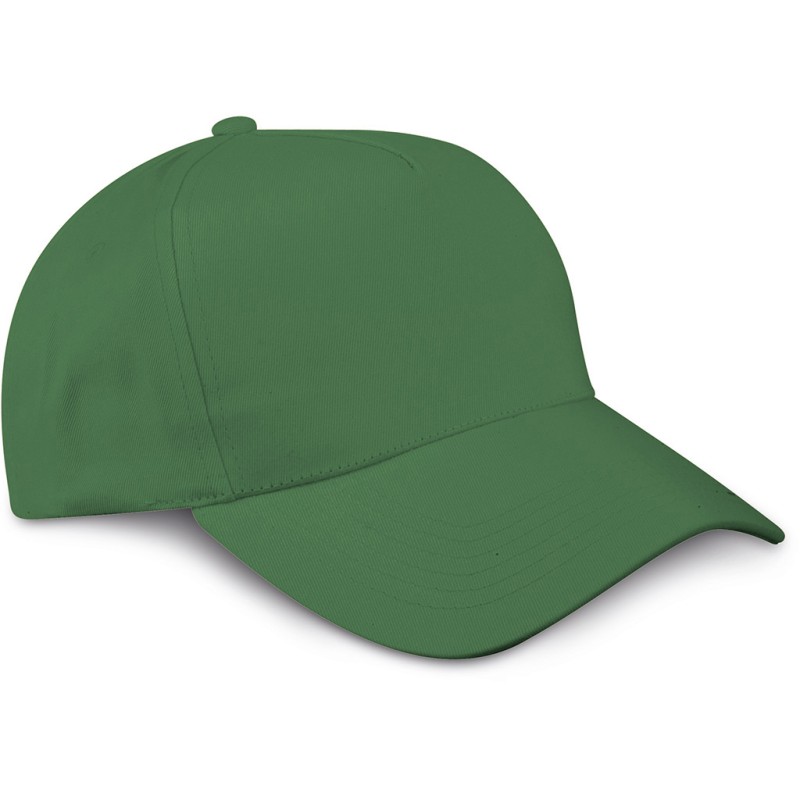 Cappellino bimbo 5 pannelli verde personalizzato K18158V
