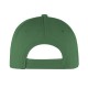 Cappellino bimbo 5 pannelli verde personalizzato K18158V
