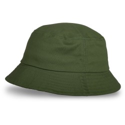 Cappellino da pescatore a falda verde militare personalizzato K18118VM