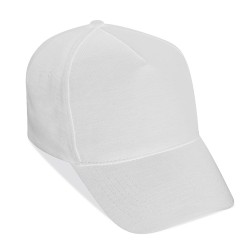 Cappellino golf 5 pannelli bianco personalizzato K18024B