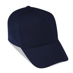 Cappellino golf 5 pannelli blu navy personalizzato K18024NY