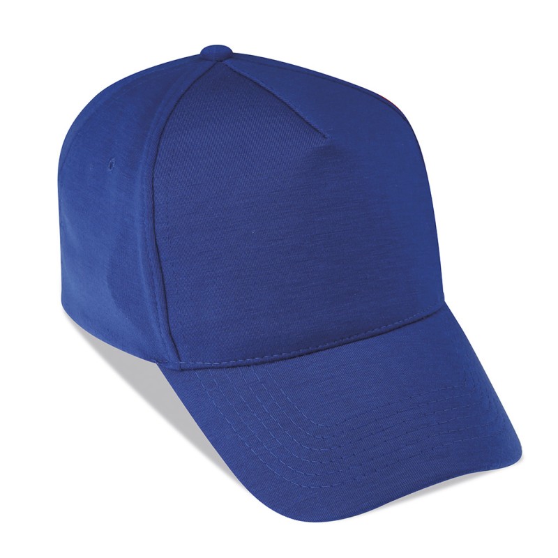 Cappellino golf 5 pannelli blu royal personalizzato K18024BL
