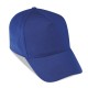 Cappellino golf 5 pannelli blu royal personalizzato K18024BL
