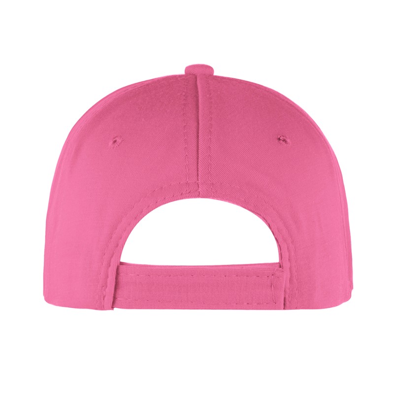 Cappellino golf 5 pannelli fucsia personalizzato K18040FU