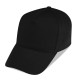 Cappellino golf 5 pannelli nero personalizzato K18024N