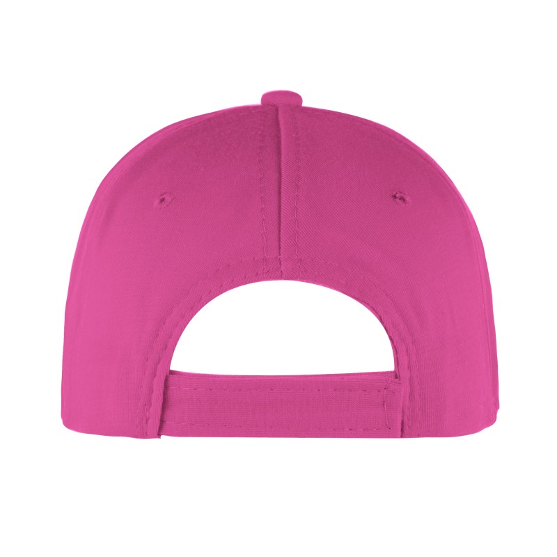 Cappellino golf 5 pannelli rosa personalizzato K18019RS