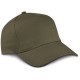 Cappellino golf 5 pannelli verde militare personalizzato K18040VM