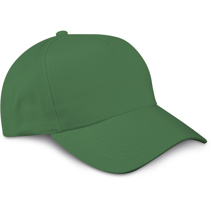 Cappellino golf 5 pannelli verde personalizzato K18040V