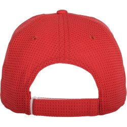 Cappellino golf 6 pannelli rosso personalizzato K18123R