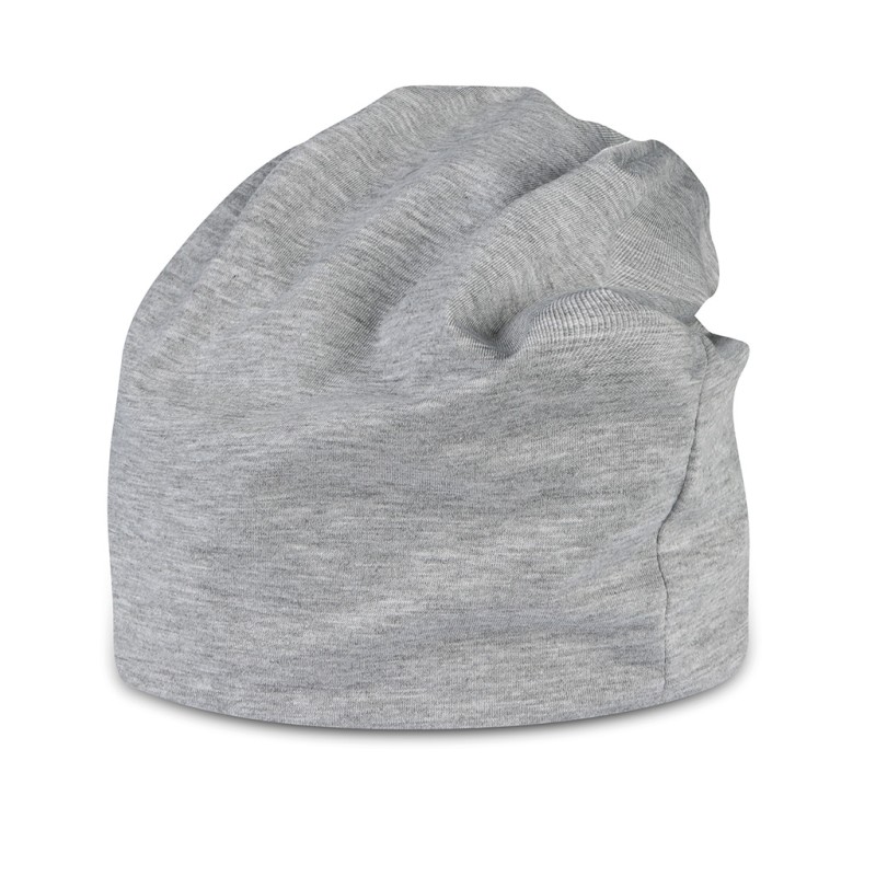 Cappellino in jersey in poliestere grigio personalizzato K18030GR