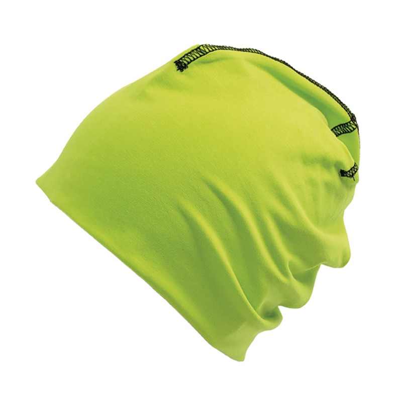 Cappellino jersey verde acido personalizzato K18199VA