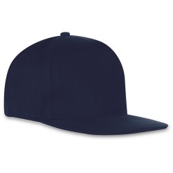 Cappellino rapper 5 pannelli blu navy personalizzato K18083NY