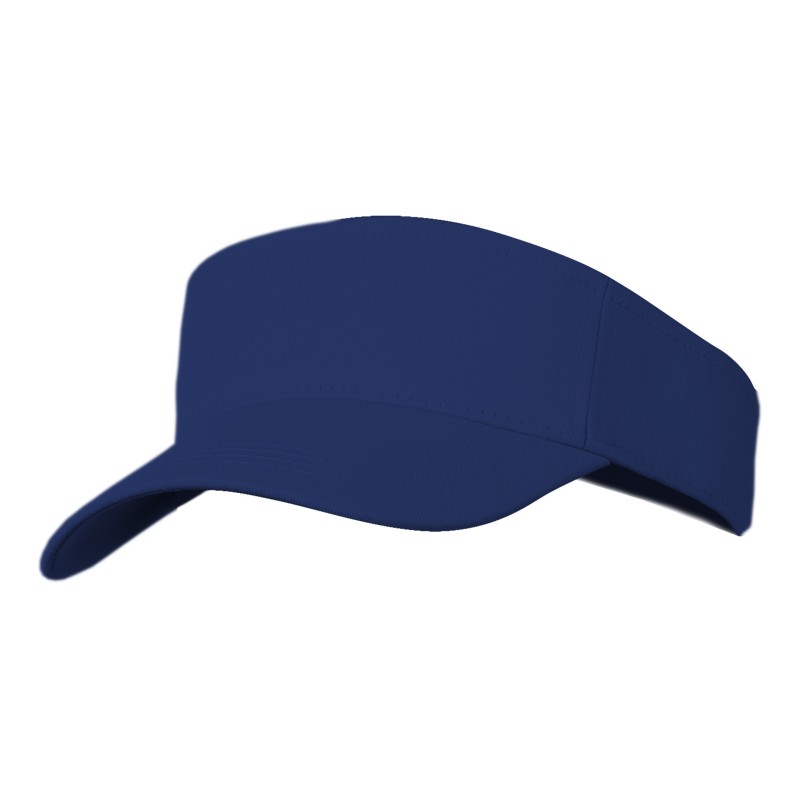 Cappellino visiera blu royal personalizzato K18037BL