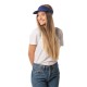 Cappellino visiera blu royal personalizzato K18037BL