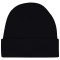 Cappellino zuccotto da bambooino in acrilico nero personalizzato K18302N