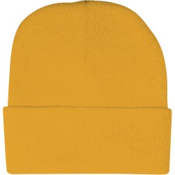 Cappellino zuccotto in acrilico giallo personalizzato K18070G