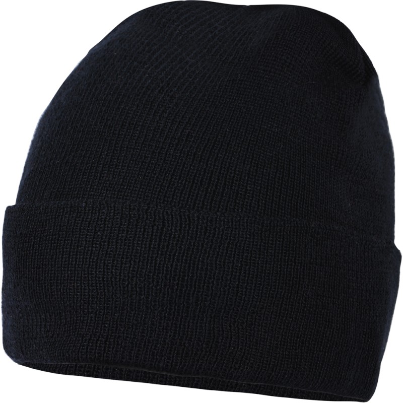 Cappellino zuccotto in rpet nero personalizzato K18116N