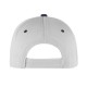 Cappello bianco/blu navy personalizzato K18043B/NY