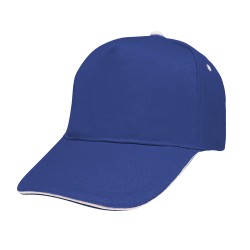 Cappello blu royal/bianco personalizzato K18043BL/B