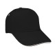 Cappello nero personalizzato K18043N
