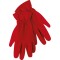 Guanti in pile rosso personalizzato K18059R