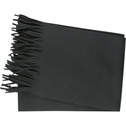 Sciarpa in pile nero personalizzato K18000N