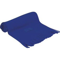 Sciarpa in pile con targhetta blu royal personalizzato K18001BL