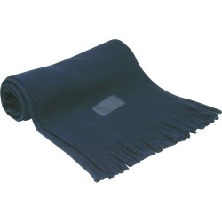Sciarpa in pile con targhetta blu navy personalizzato K18001NY