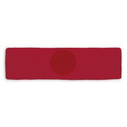 Fascia tergisudore in spugna rosso personalizzato K18010R