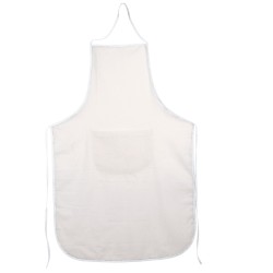 Grembiule da cucina in cotone bianco personalizzato K18012B Grembiule da cucina in cotone bianco personalizzato K18012B