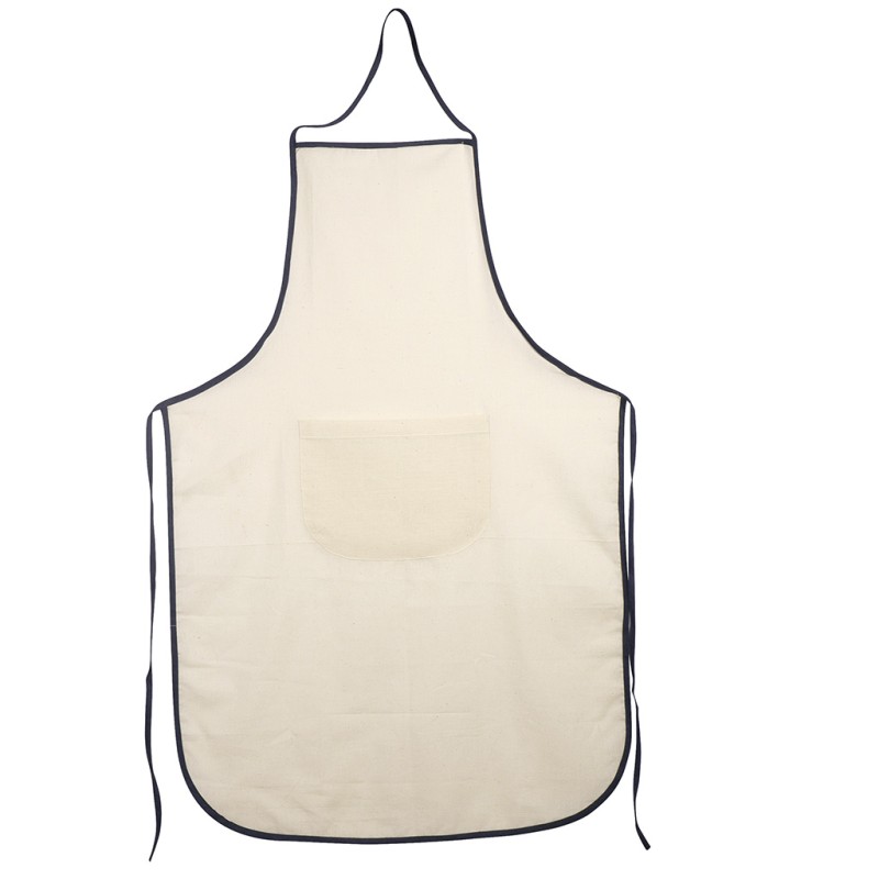 Grembiule da cucina in cotone blu navy personalizzato K18012NY Grembiule da cucina in cotone blu navy personalizzato K18012NY