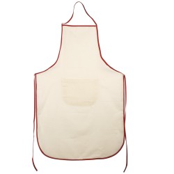 Grembiule da cucina in cotone rosso personalizzato K18012R Grembiule da cucina in cotone rosso personalizzato K18012R
