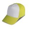 Cappellino golf 5 pannelli giallo personalizzato K18015G