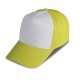 Cappellino golf 5 pannelli giallo personalizzato K18015G