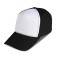 Cappellino golf 5 pannelli nero personalizzato K18015N