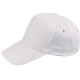 Cappellino 7 pannelli bianco personalizzato K18016B