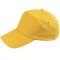 Cappellino 7 pannelli giallo personalizzato K18016G